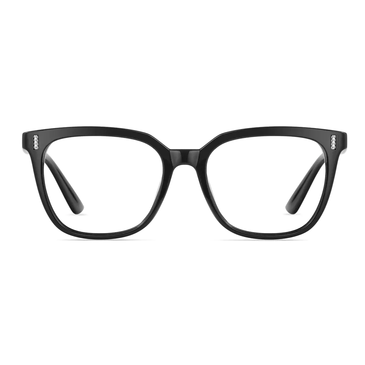 Square Black Eyeglasses