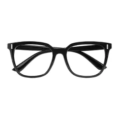 Square Black Eyeglasses
