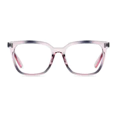 Square Gradient Pink Eyeglasses
