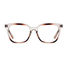 Square Gradient Brown Eyeglasses