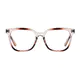 Square Gradient Brown Eyeglasses