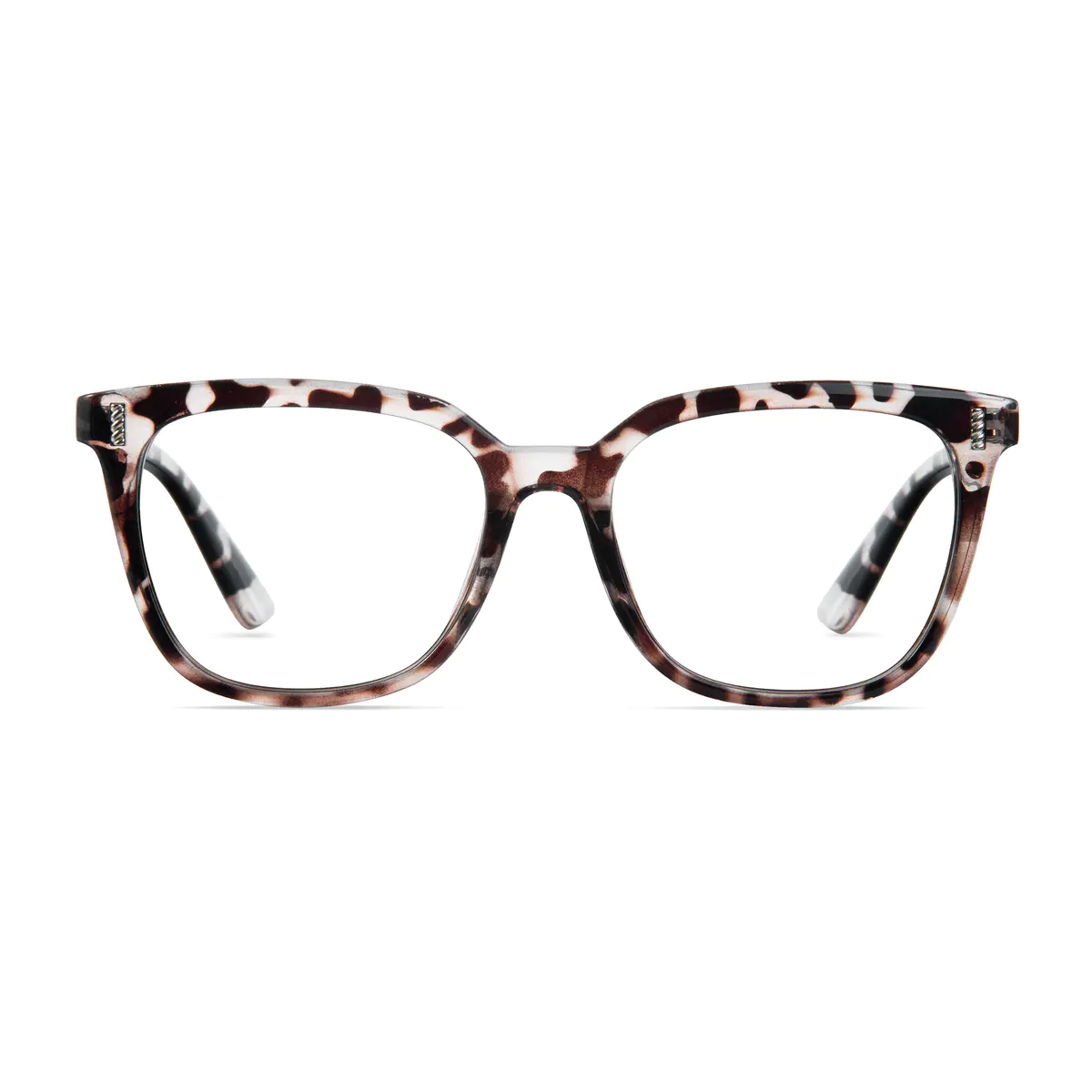Square Ivory Tortoiseshell Eyeglasses