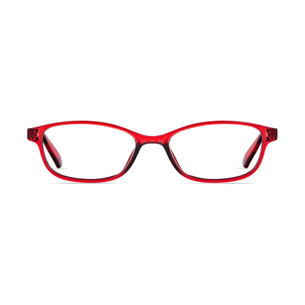 Square Red Eyeglasses