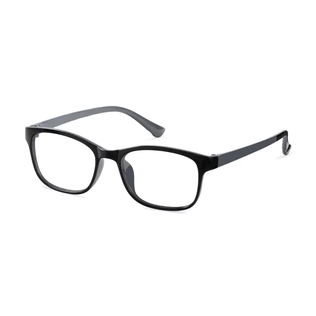 Square Gray/Black Eyeglasses