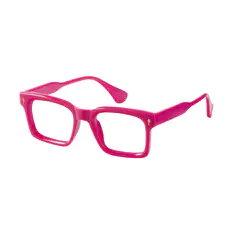 Square Pink Eyeglasses