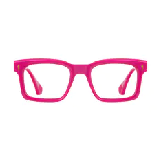 Square Pink Eyeglasses