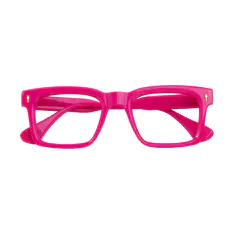 Square Pink Eyeglasses