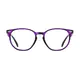 Round Purple Eyeglasses