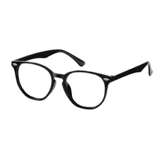 Round Black Eyeglasses