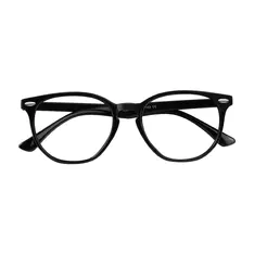 Round Black Eyeglasses