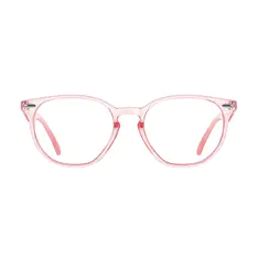 Round Pink Eyeglasses