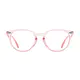 Round Pink Eyeglasses