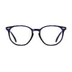 Round Blue Eyeglasses