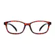Rectangle Ruby Tortoiseshell Eyeglasses