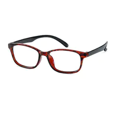 Rectangle Ruby Tortoiseshell Eyeglasses