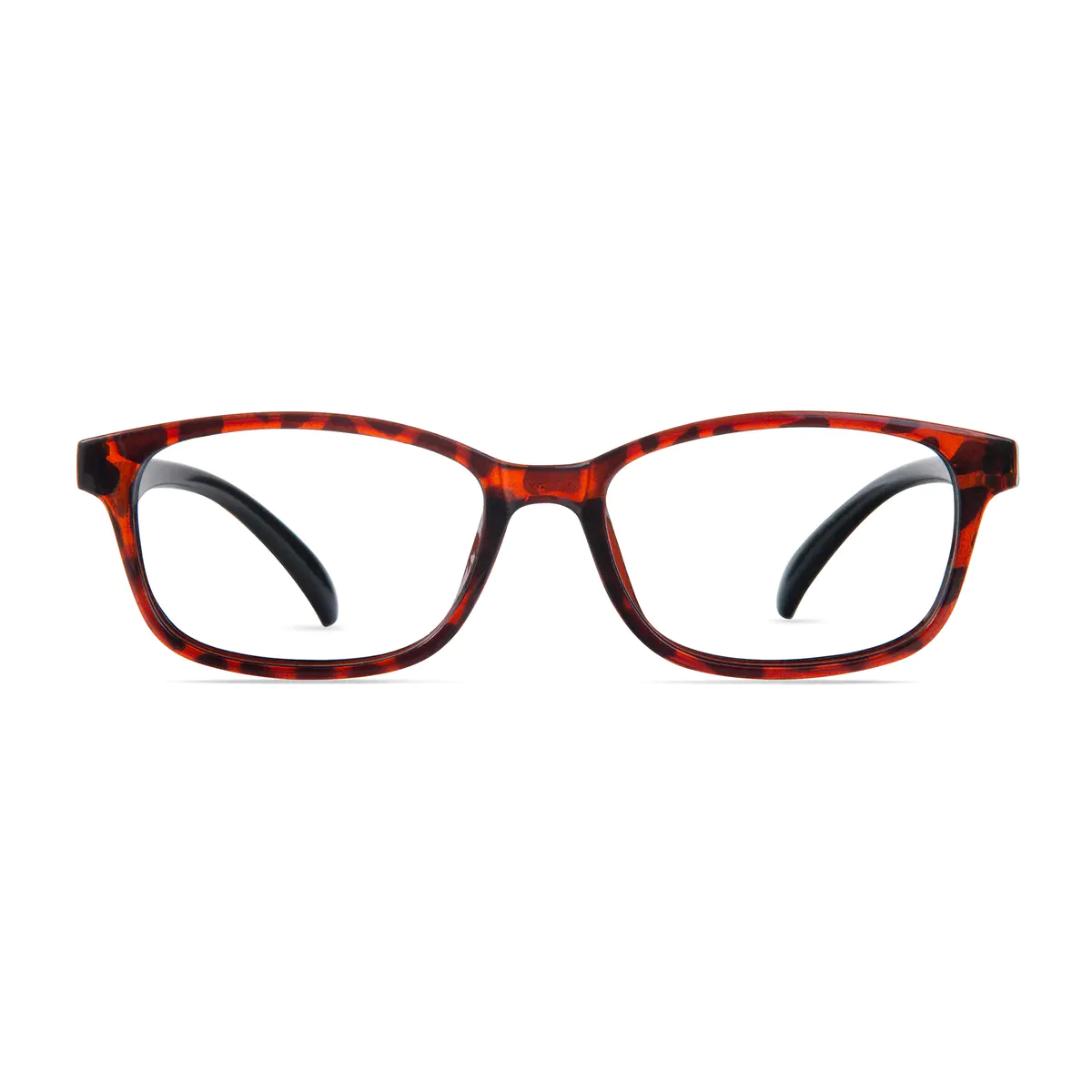 Rectangle Ruby Tortoiseshell Eyeglasses