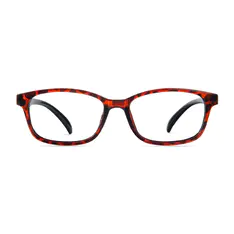 Rectangle Ruby Tortoiseshell Eyeglasses