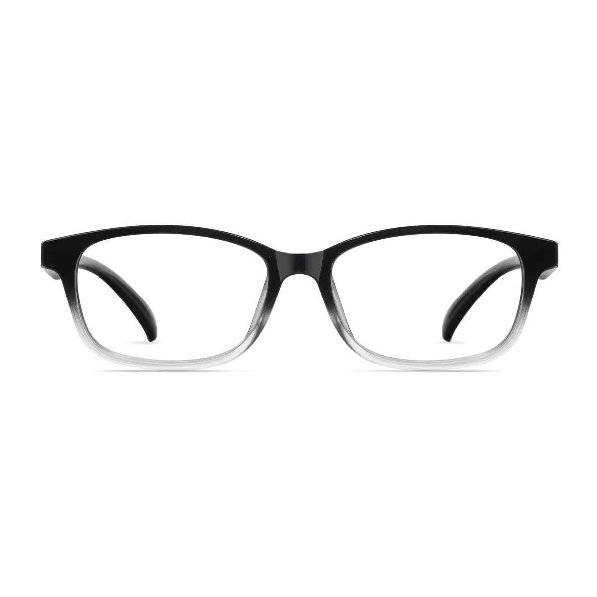 Rectangle Black/Clear Eyeglasses