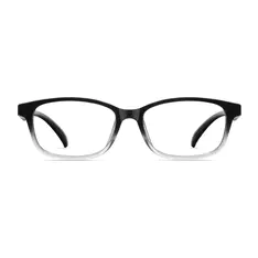 Rectangle Black/Clear Eyeglasses