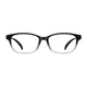 Rectangle Black/Clear Eyeglasses