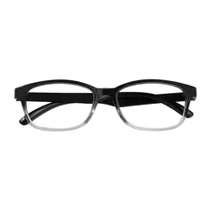 Rectangle Black/Clear Eyeglasses