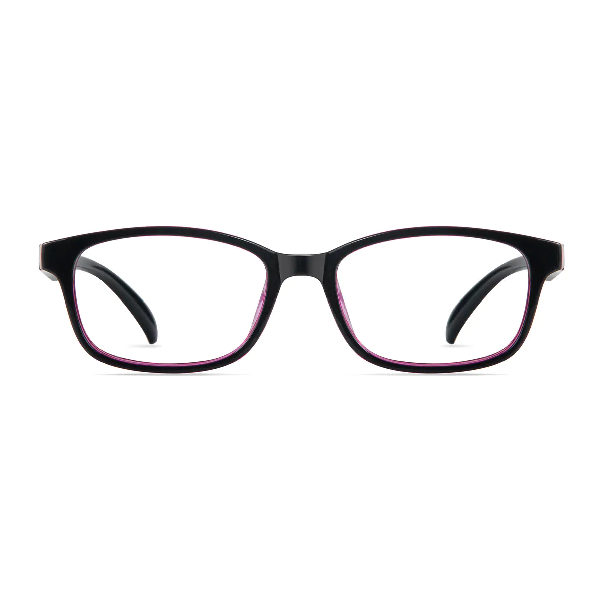 Rectangle Purple Eyeglasses