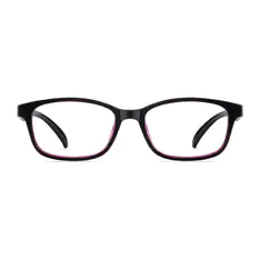 Rectangle Purple Eyeglasses
