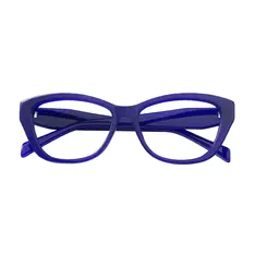 Cat-eye Blue Eyeglasses