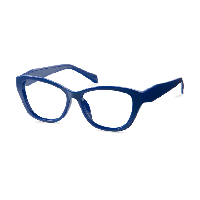 Cat-eye Blue Eyeglasses