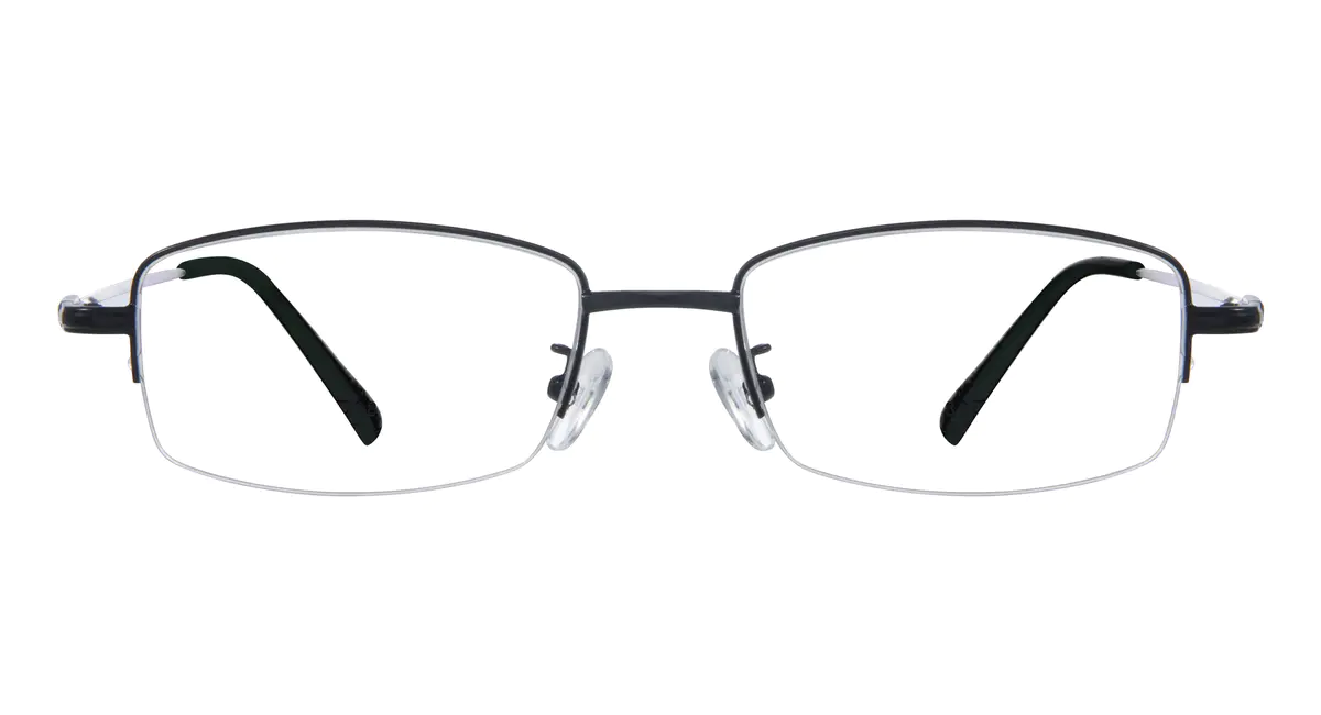 Oval Black Eyeglasses