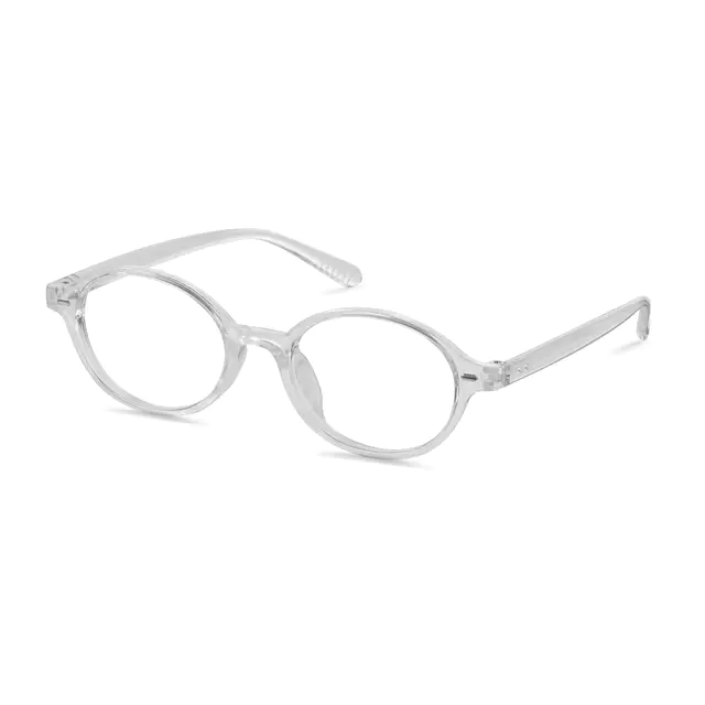 Oval Clear Eyeglasses