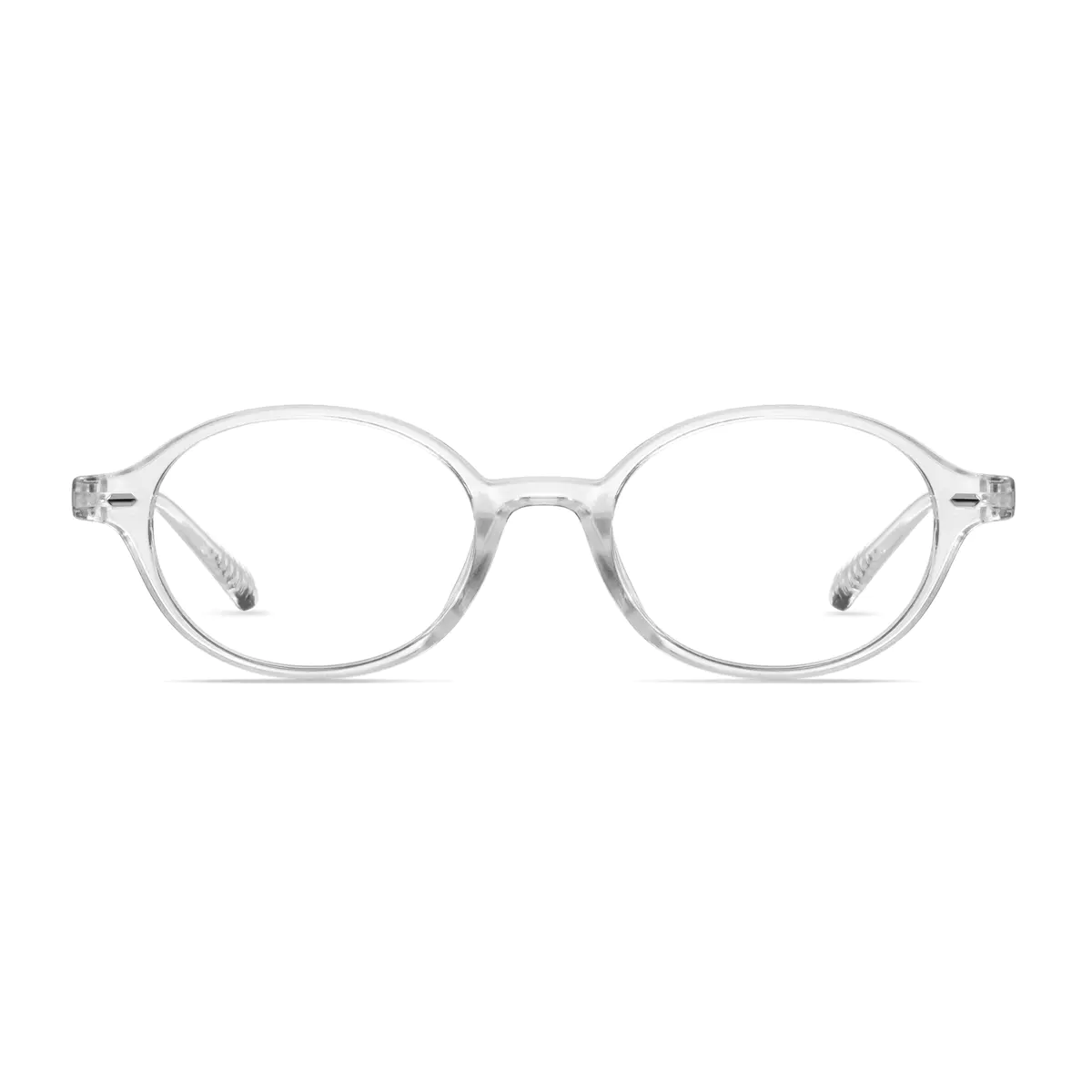 Oval Clear Eyeglasses