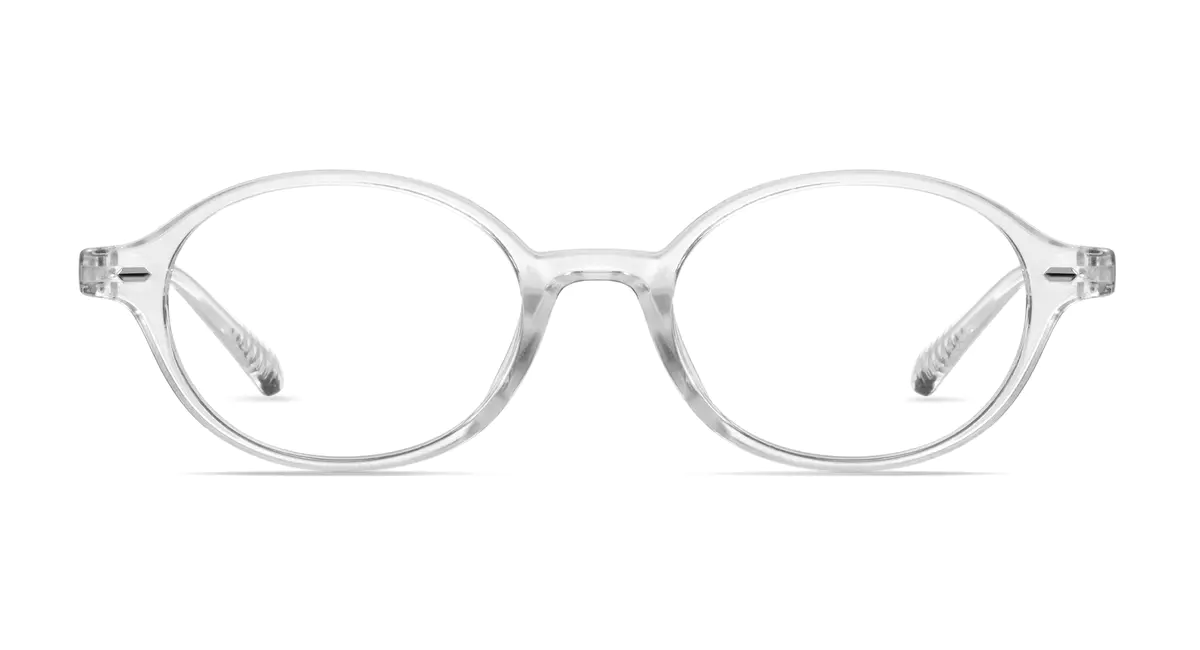 Oval Clear Eyeglasses