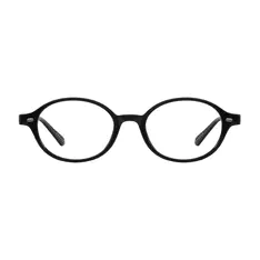 Oval Black Eyeglasses