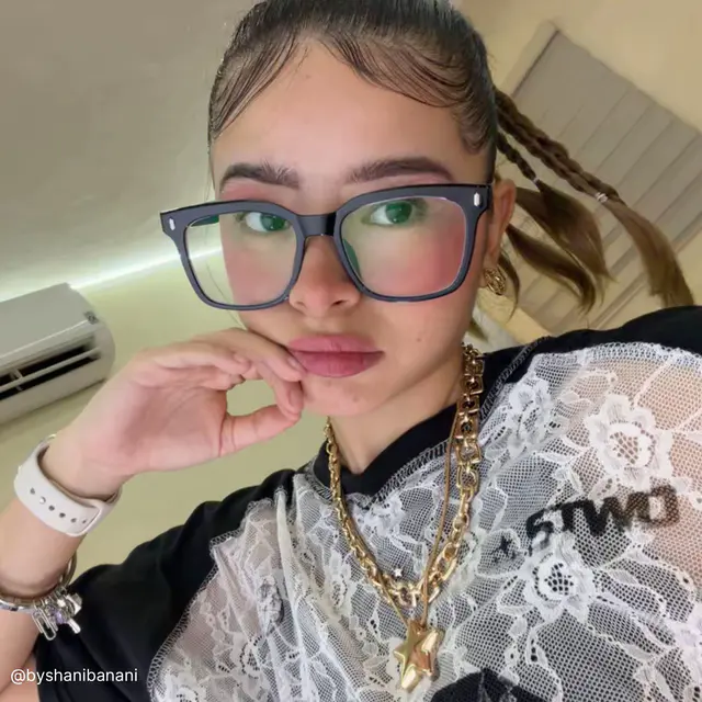 Square Black Eyeglasses