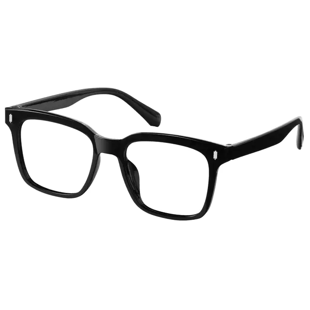 Square Black Eyeglasses