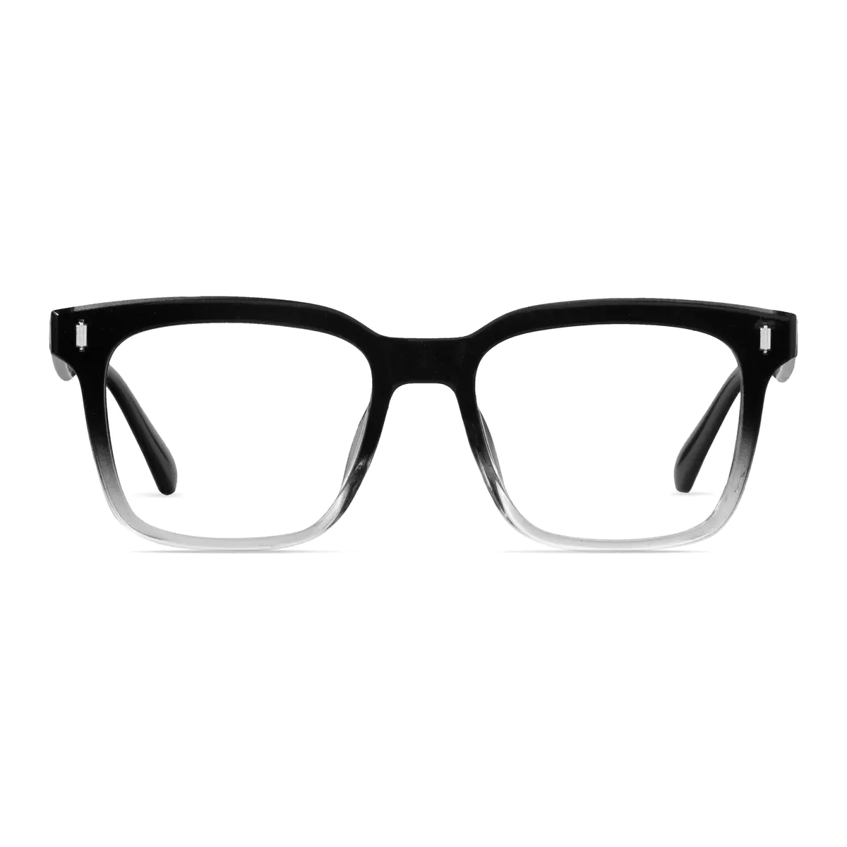 Square Black/Clear Eyeglasses