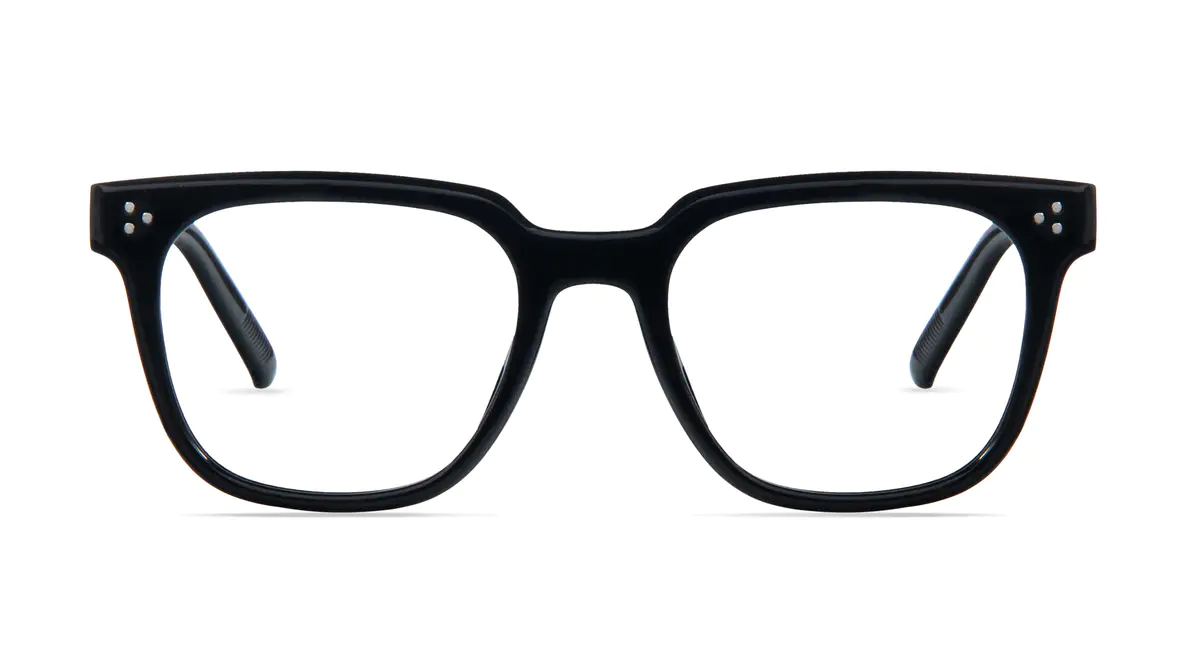 Square Black Eyeglasses