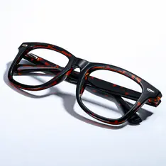 Rectangle Ruby Tortoiseshell Eyeglasses