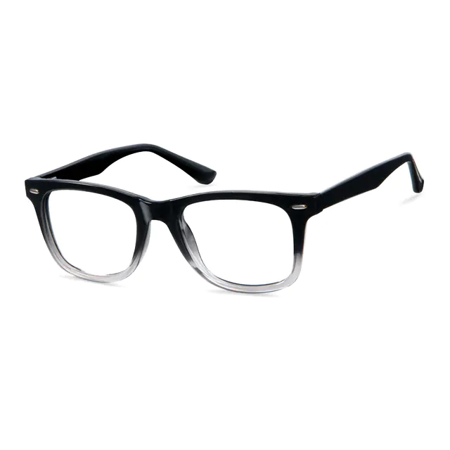 Rectangle Gradient Gray Eyeglasses