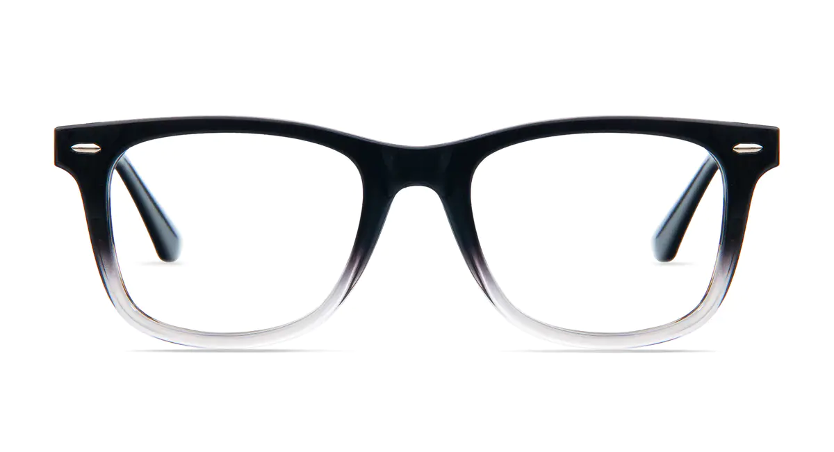 Rectangle Gradient Gray Eyeglasses