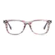 Square Striped Eyeglasses