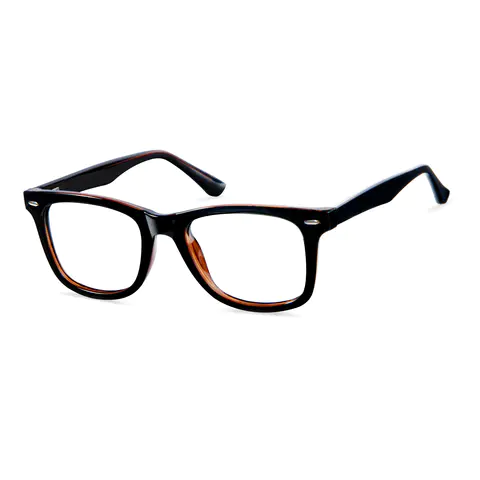 Square Black Eyeglasses