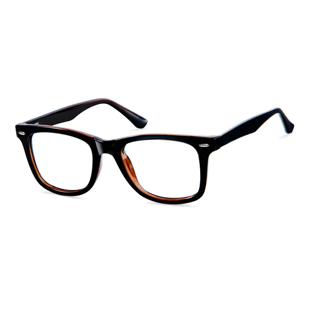 Square Black Eyeglasses
