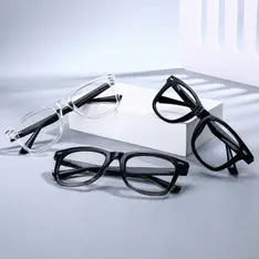 Rectangle Black Eyeglasses