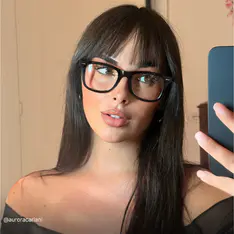 Rectangle Black Eyeglasses