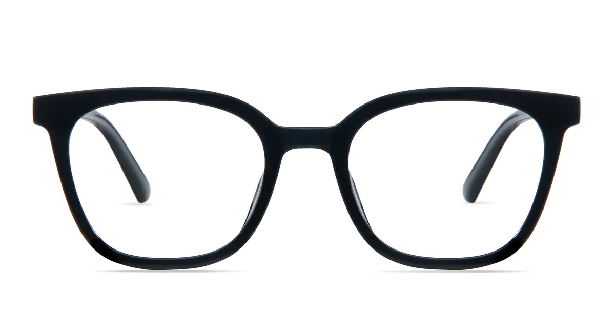 Square Black Eyeglasses