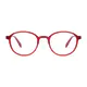 Round Red Eyeglasses