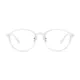 Round White Eyeglasses