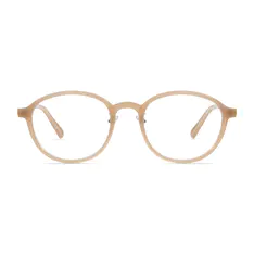 Round Brown Eyeglasses